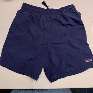 Patagonia boys swim trunks, Large dark blue ,  nice condition